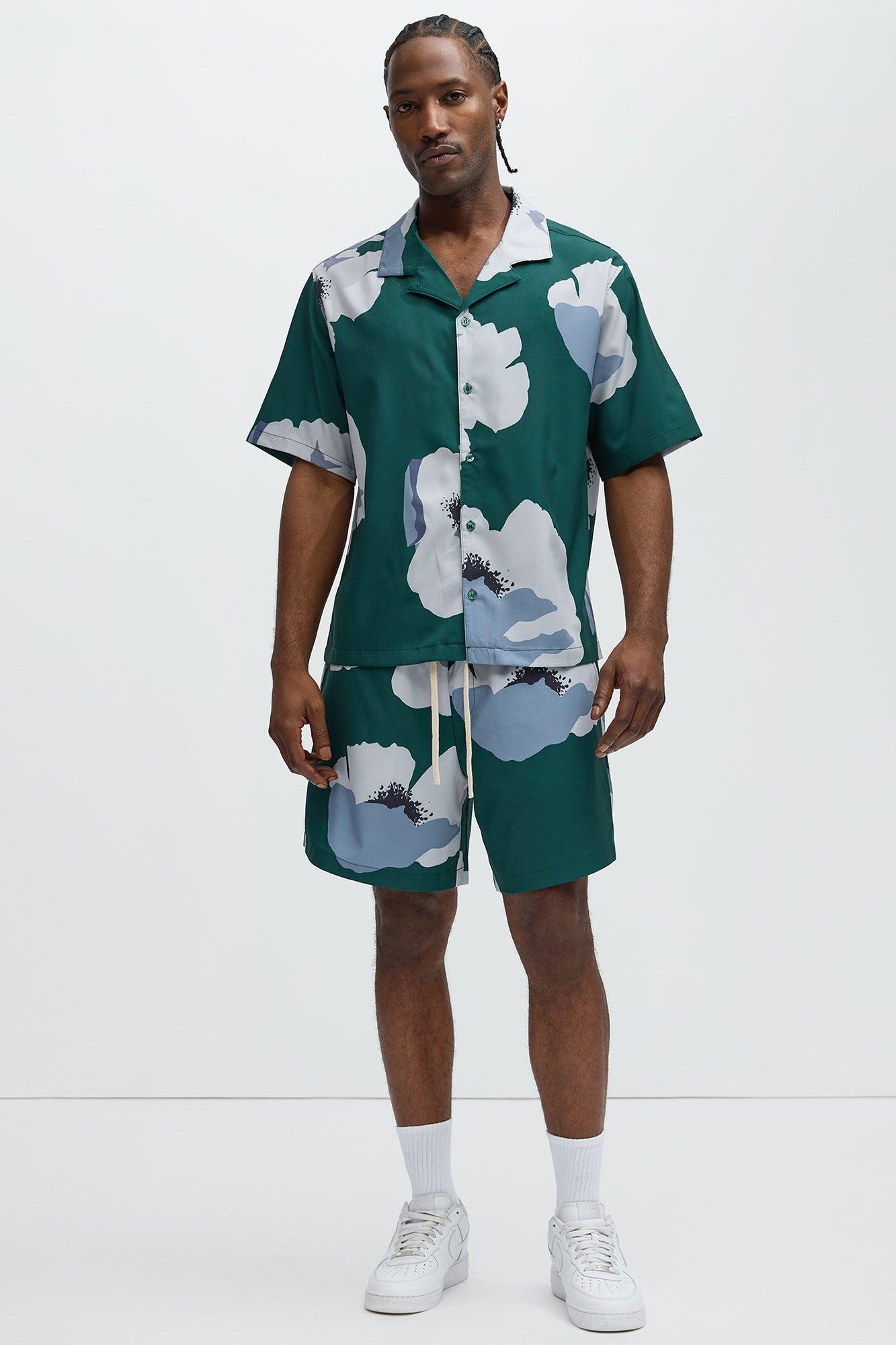 Carmen Floral Shirt - Green/combo Product Image