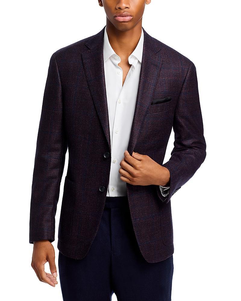 The Mens Store at Bloomingdales Loro Piana Fabric Wool Silk & Cashmere Plaid Regular Fit Sport Coat - Exclusive Product Image