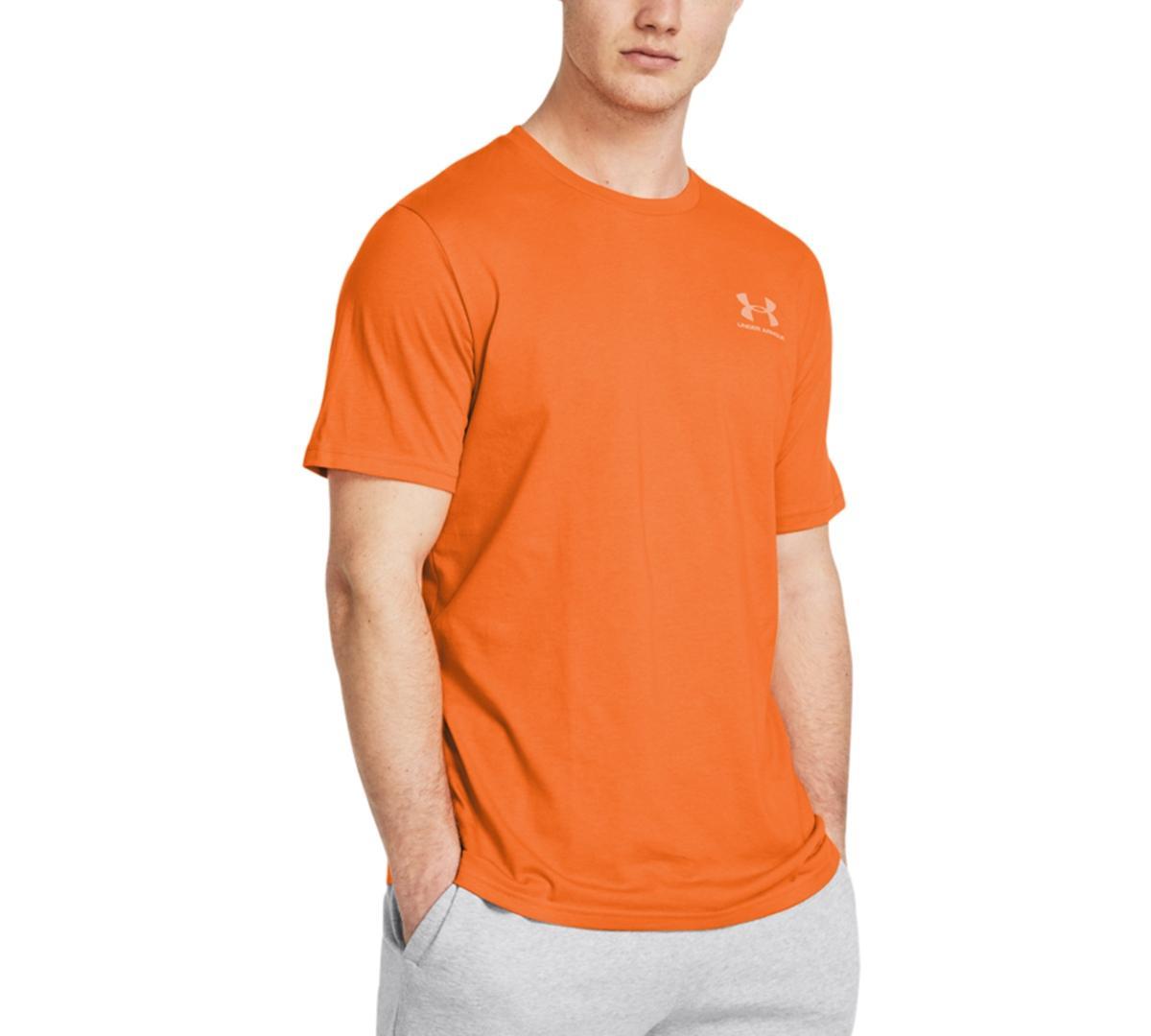 Under Armour Mens Sportstyle Left Chest Short Sleeve T-Shirt - Court Green Product Image