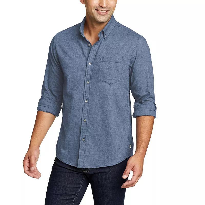 Mens Eddie Bauer Field Flannel Button-Down Shirt Product Image