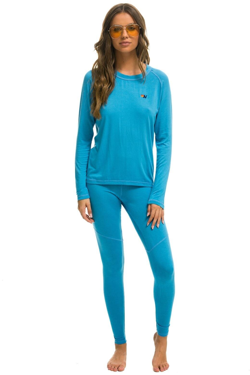 MICRO MODAL BASE LAYER BOTTOM - OCEAN Female Product Image