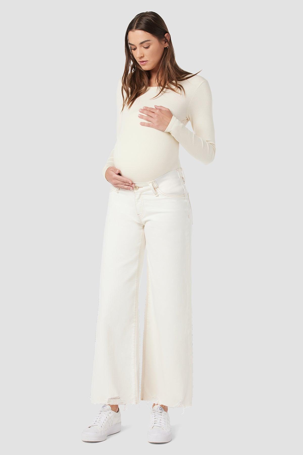 James Maternity Wide Leg Crop Jean Female Product Image