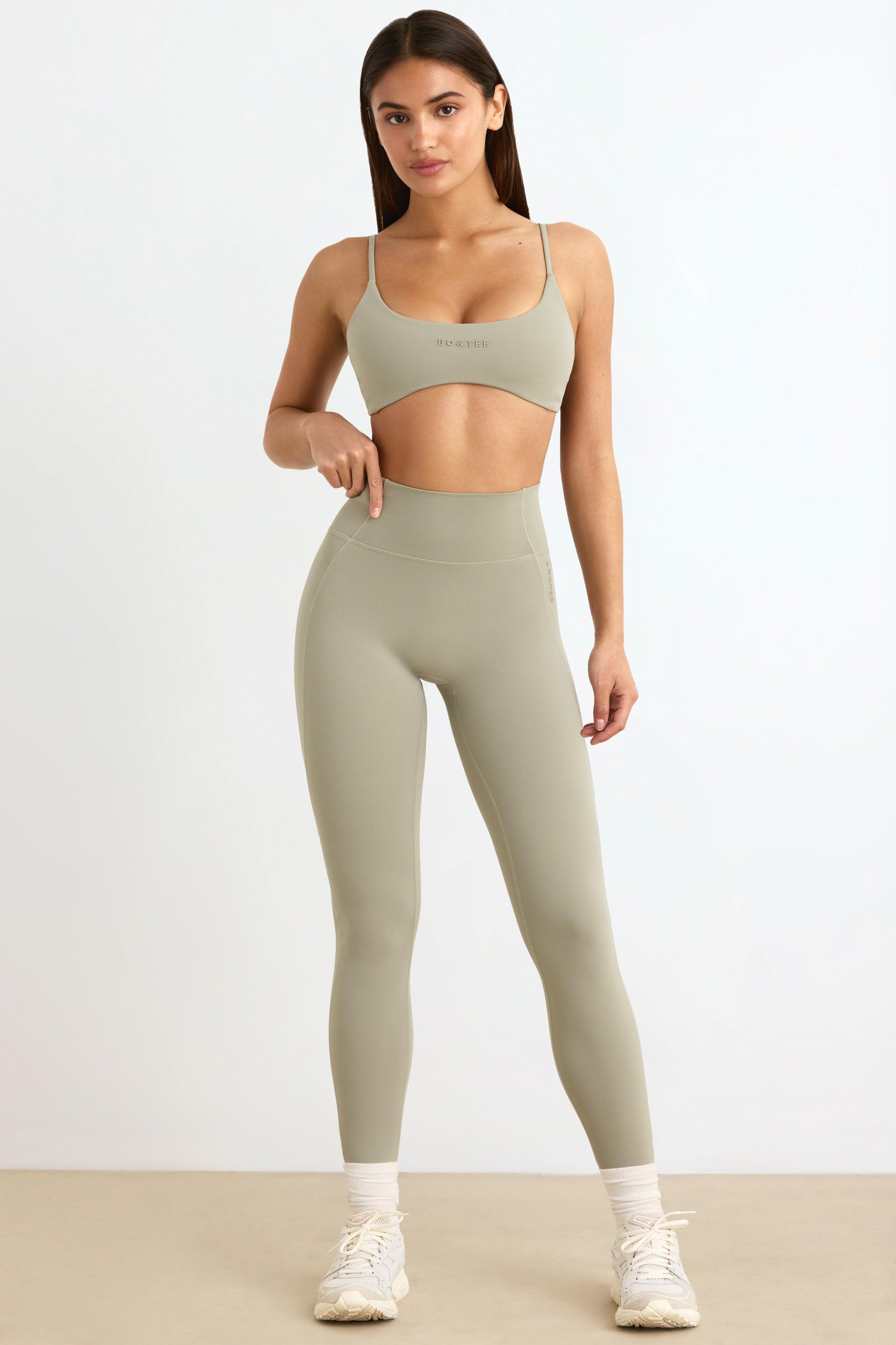 Soft Active Leggings in Mineral Product Image