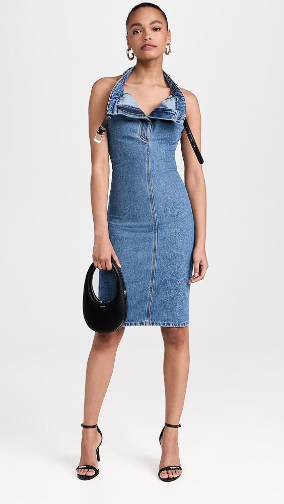 Coperni Belt Halter Neck Dress | Shopbop Product Image