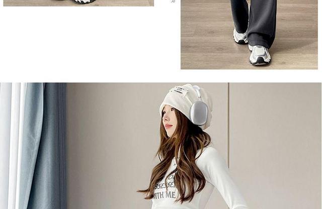 Drawstring Waist Plain Panel Wide Leg Sweatpants Product Image