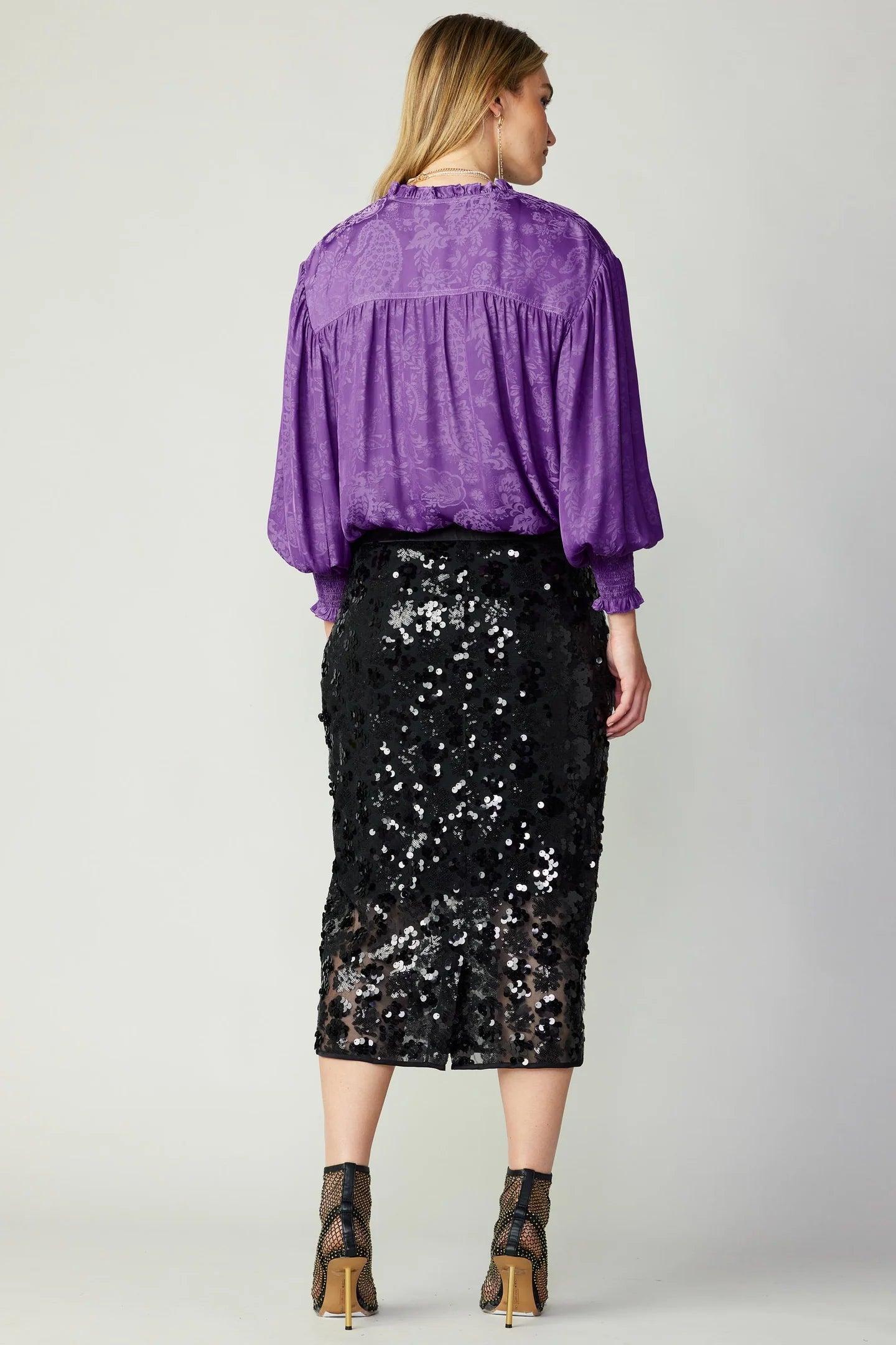 Sequin Midi Skirt Product Image