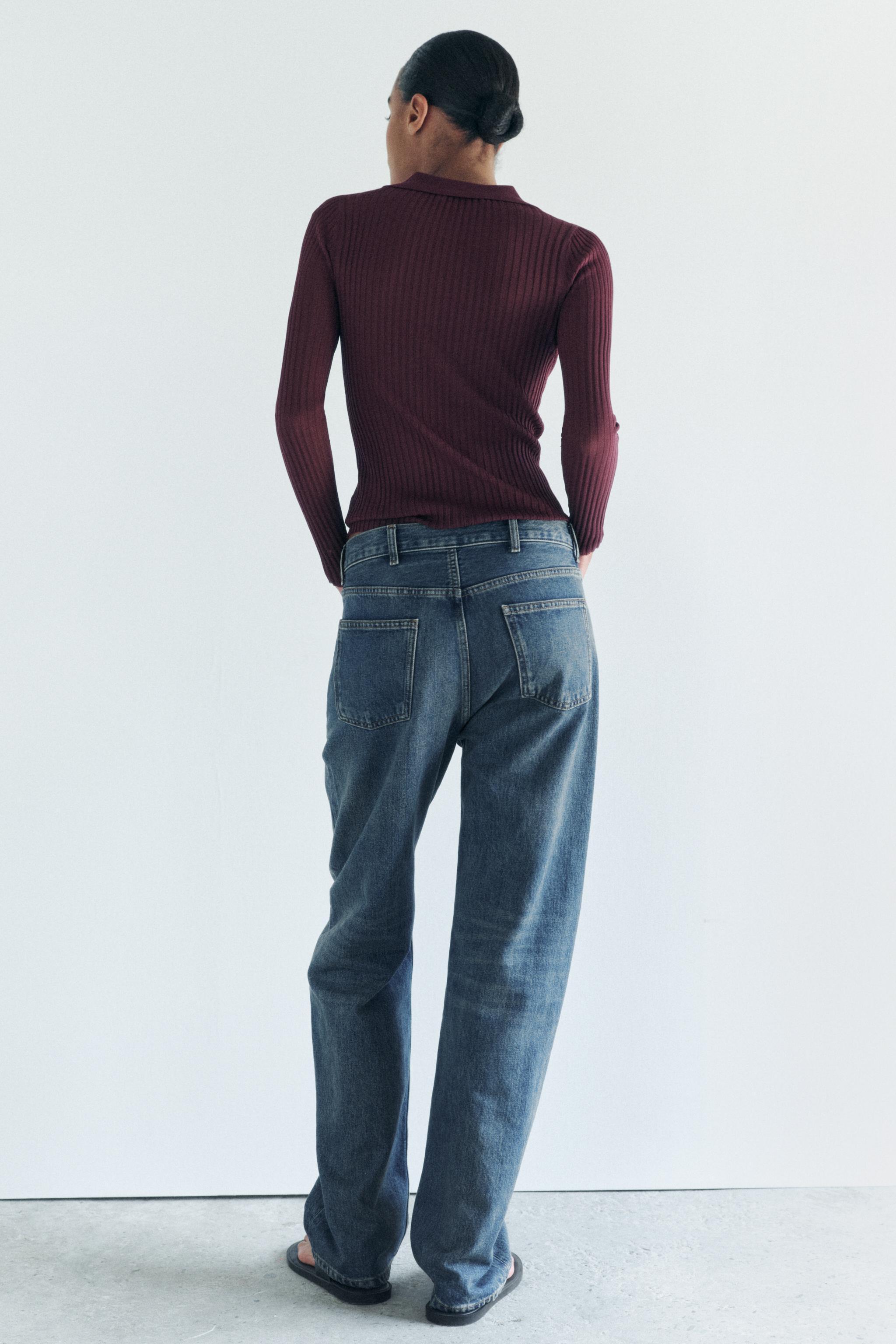 RELAXED MID WAIST JEANS ZW COLLECTION Product Image