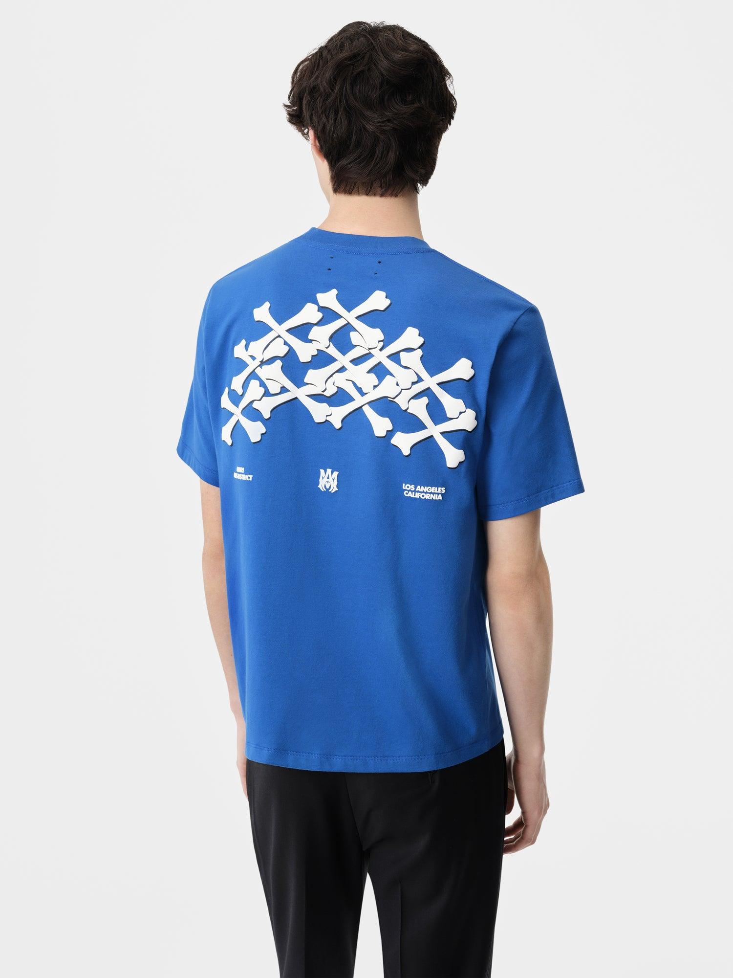 BONES STACKED TEE - Blue Male Product Image