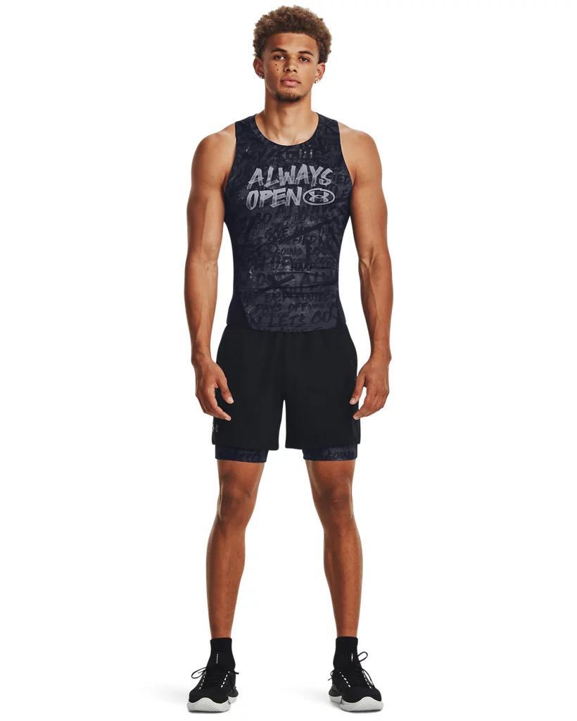 Men's HeatGear® Message Compression Tank Product Image