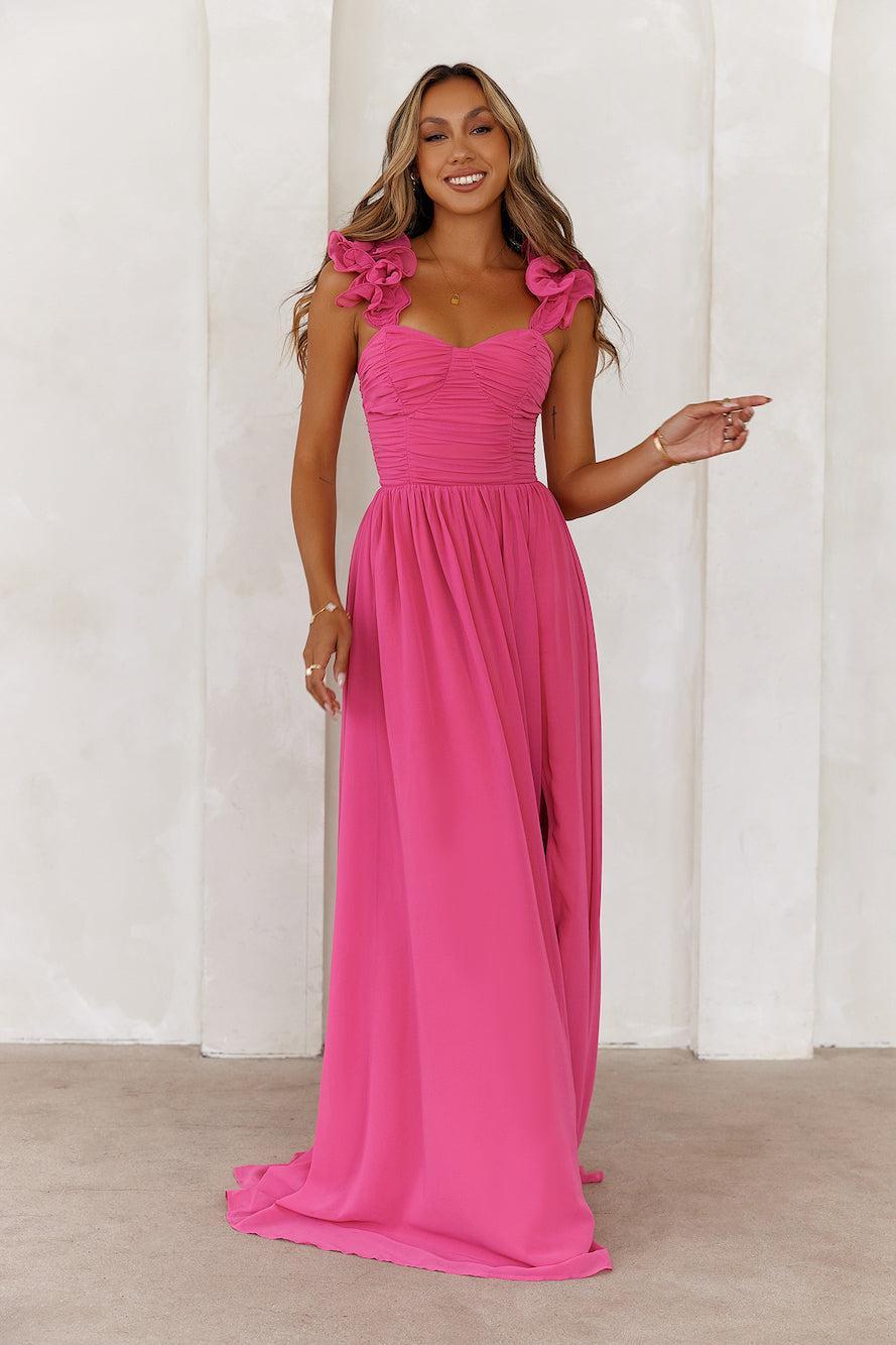 Finest Couture Maxi Dress Pink Product Image