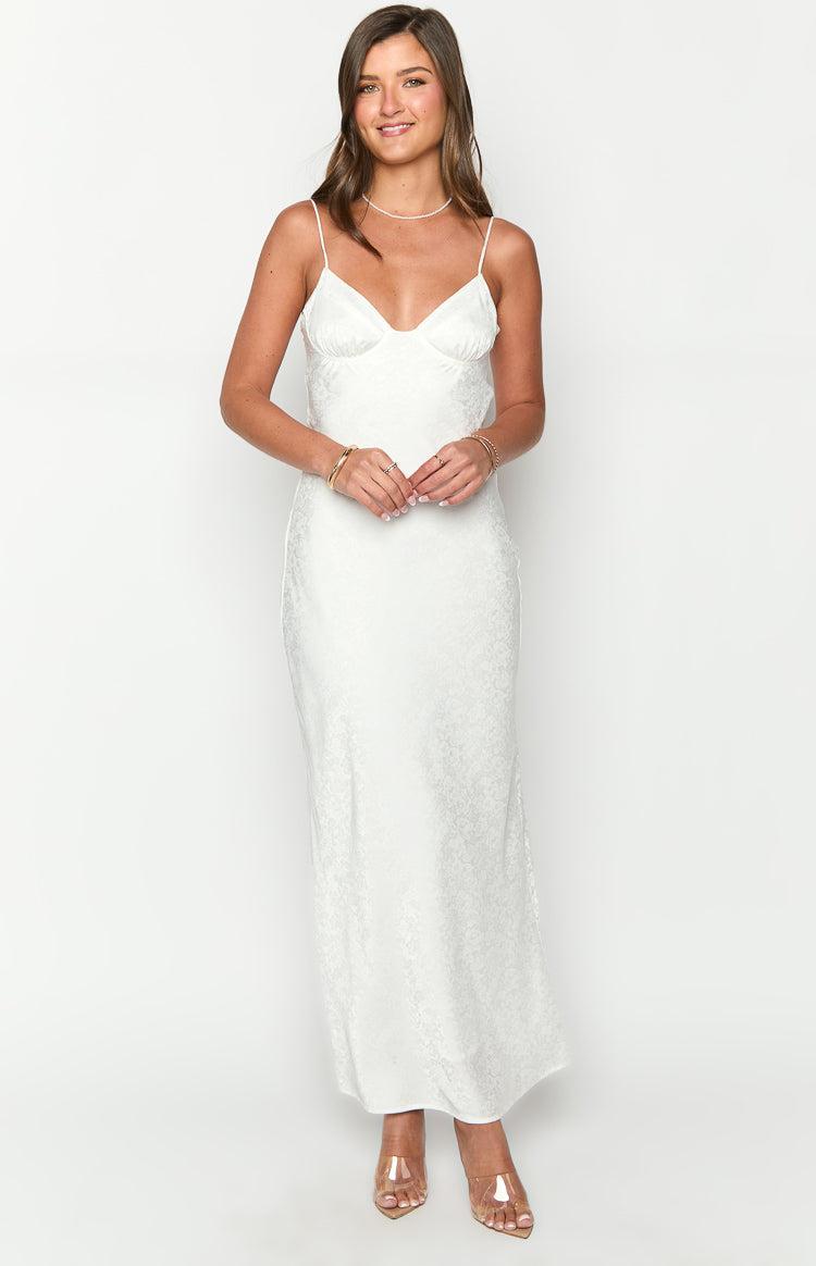 Gloria White Maxi Dress Product Image