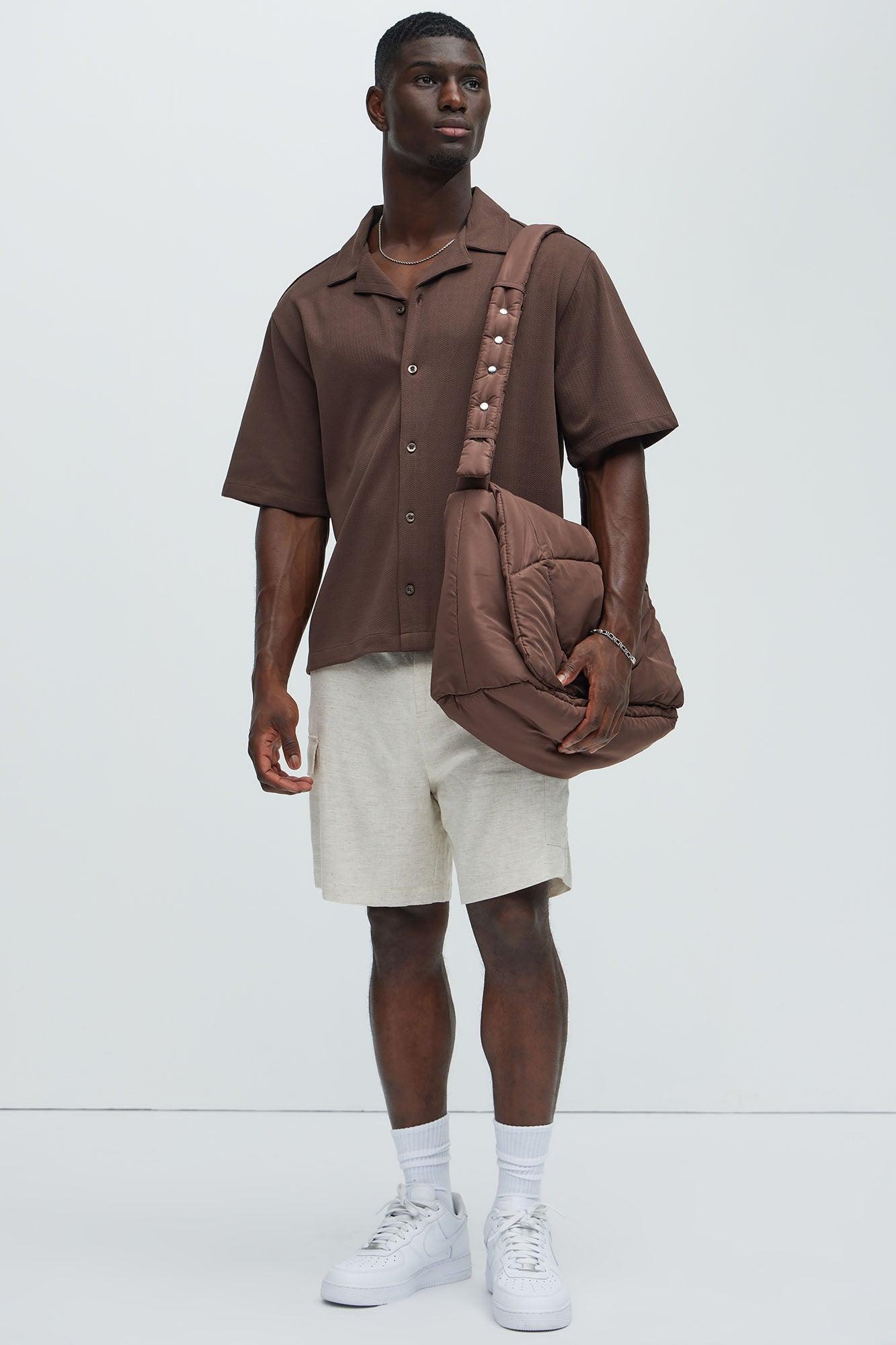 Koa Textured Shirt - Brown Product Image