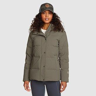 Women's Essential Down Hooded Jacket Product Image