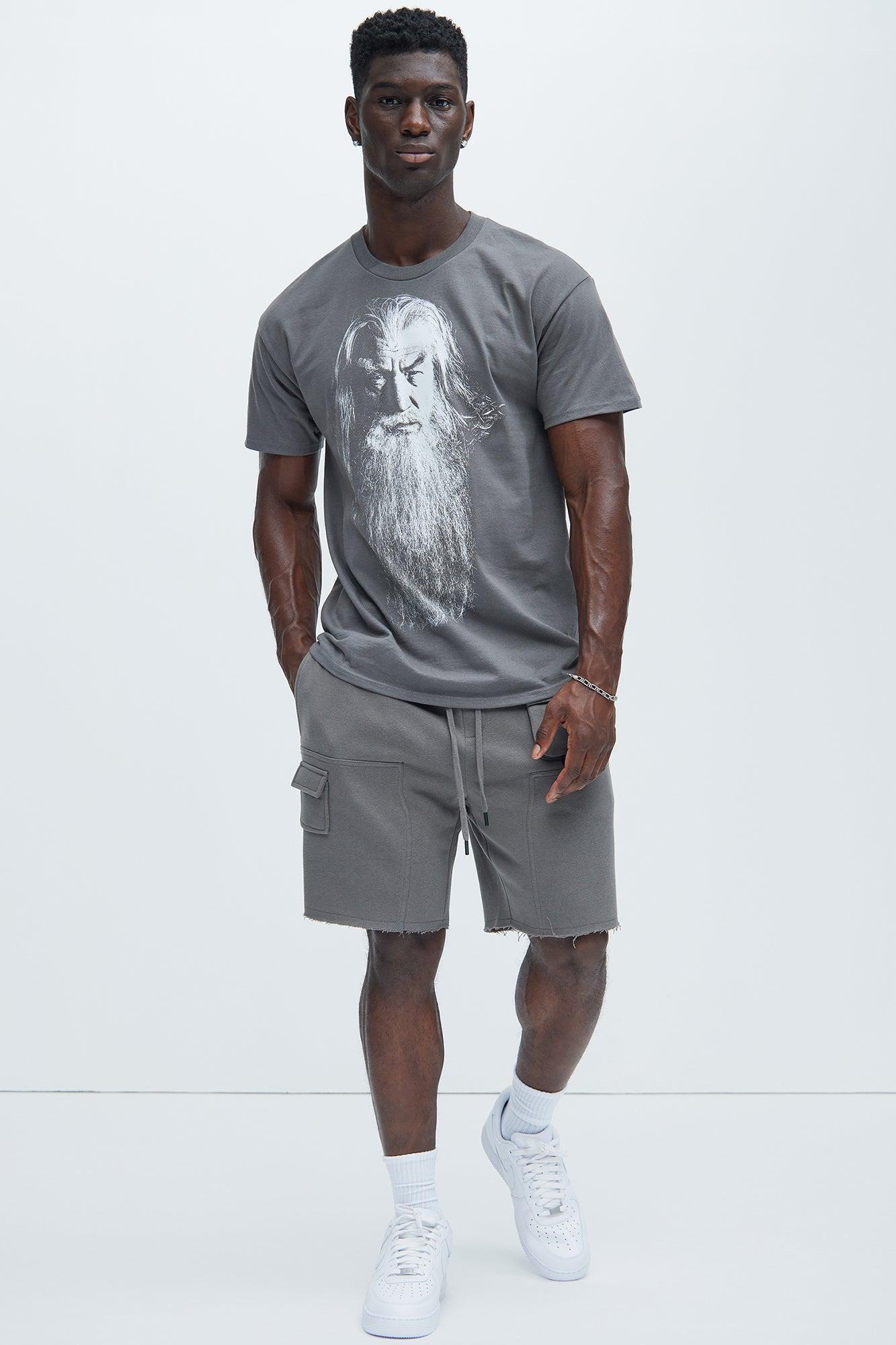 Lord Of The Rings Gandalf Short Sleeve Tee - Charcoal Product Image