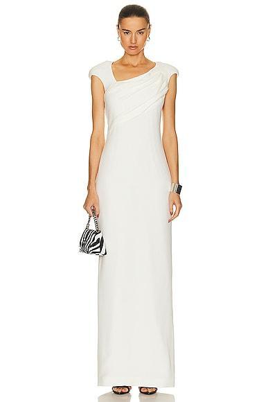 TOM FORD Silk Evening Dress White. (also in ). Product Image