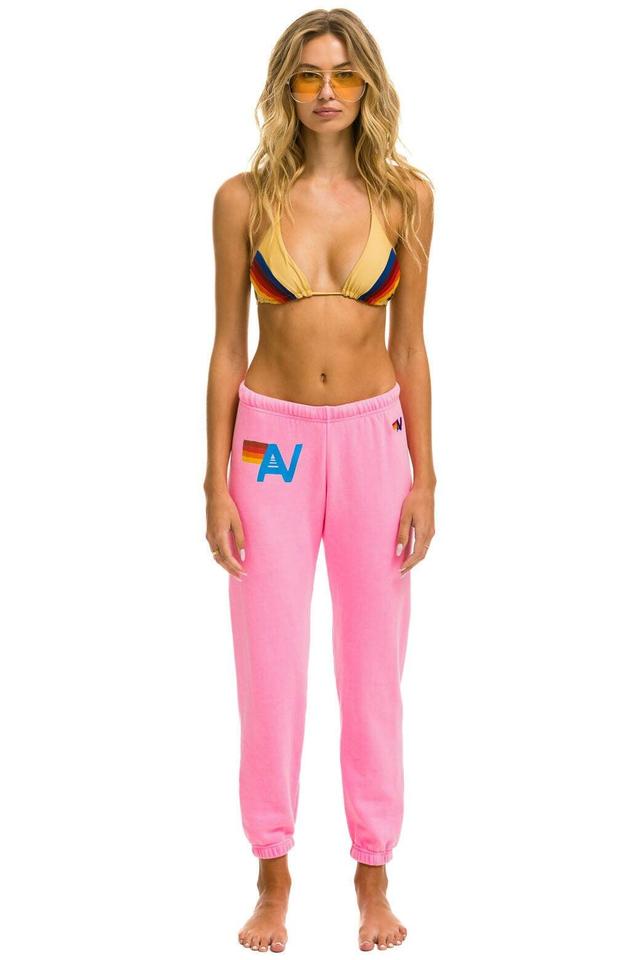 LOGO SWEATPANTS - NEON PINK Female Product Image