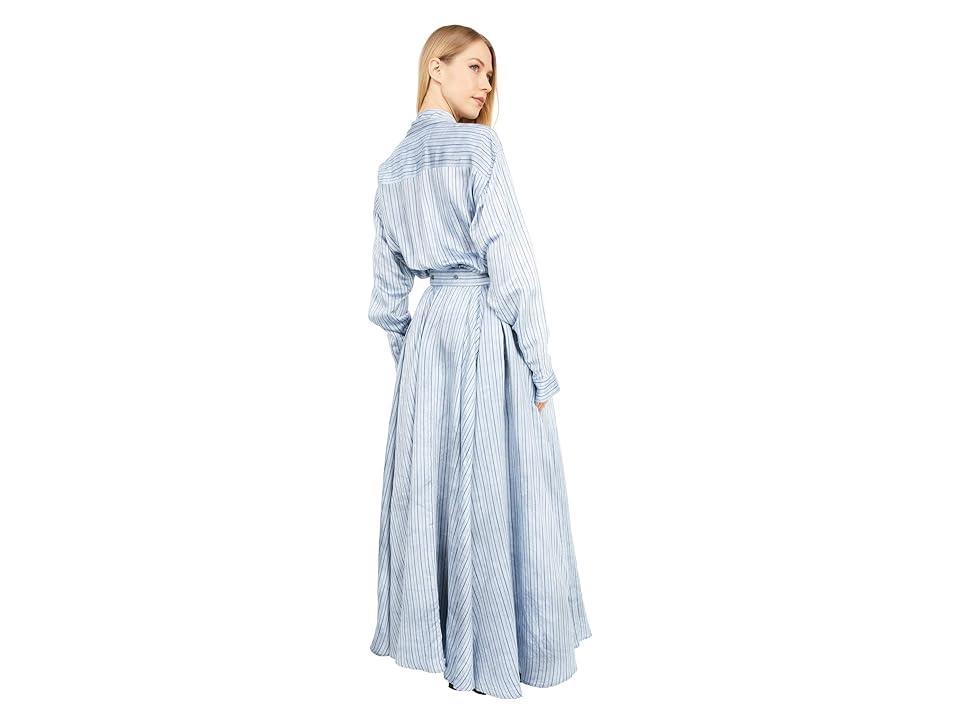 Faith Connexion Stripe Suit Dress (Sky) Women's Dress Product Image