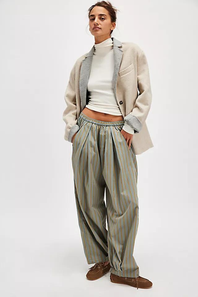 To The Sky Striped Parachute Pants Product Image