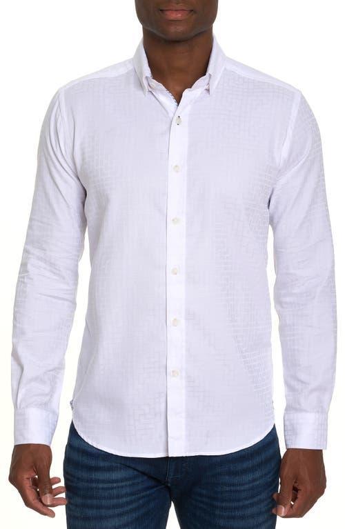 Mens Amory Geometric Button-Front Shirt Product Image