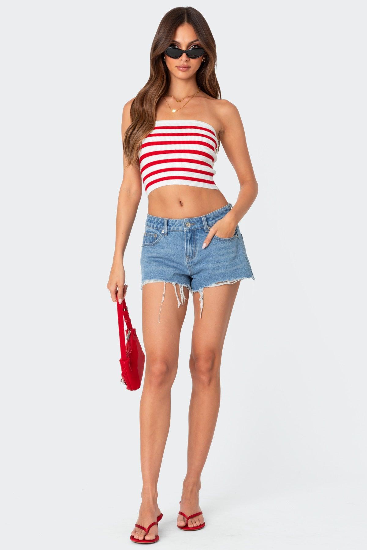 Lexi Ribbed Tube Top Product Image