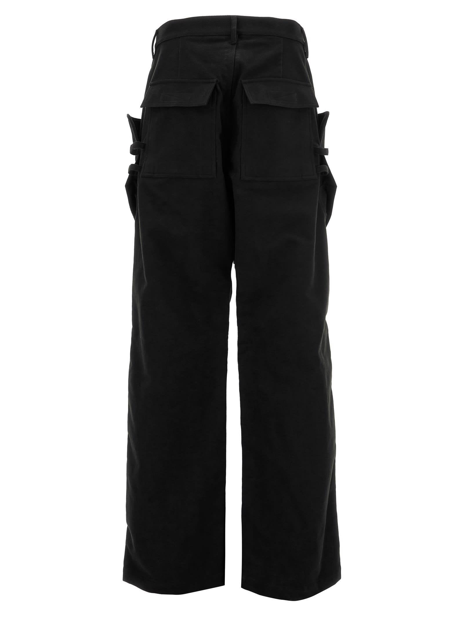 RICK OWENS Stefan Cargo Pants Black Product Image