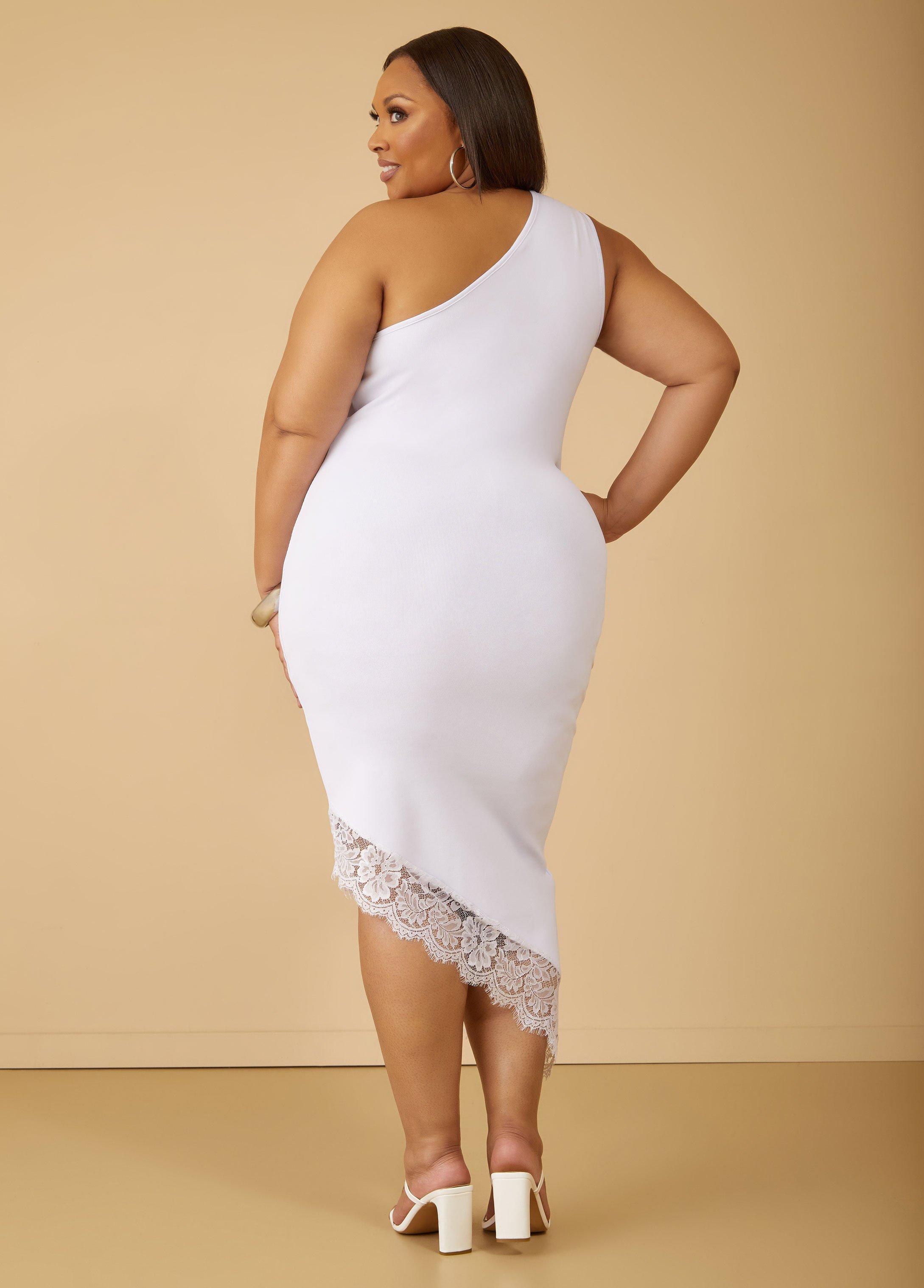 One Shoulder Bandage Dress Product Image