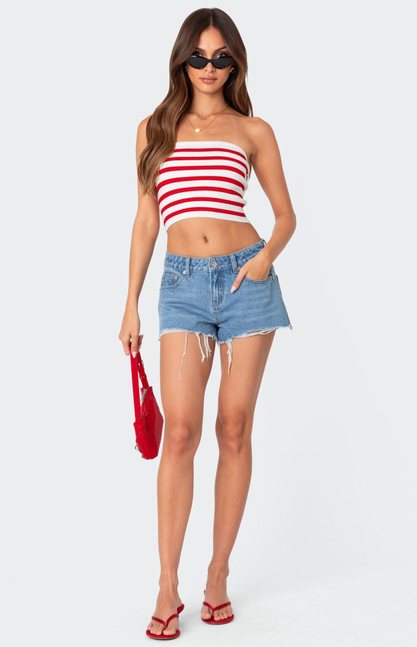 Edikted Women's Lexi Ribbed Tube Top Product Image