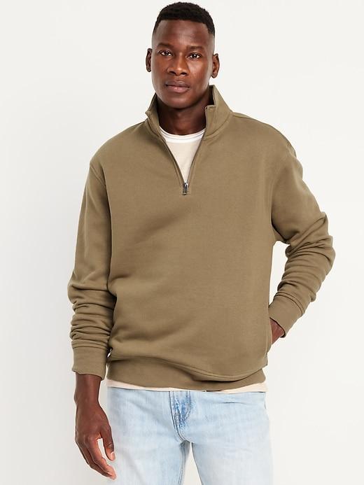 Oversized Fleece Quarter Zip Product Image