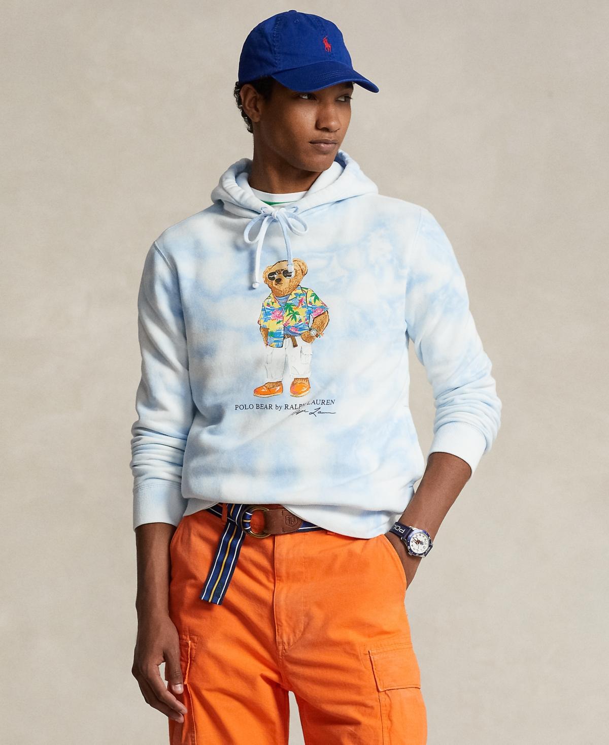 Mens Polo Bear Seasonal Fleece Hoodie Product Image