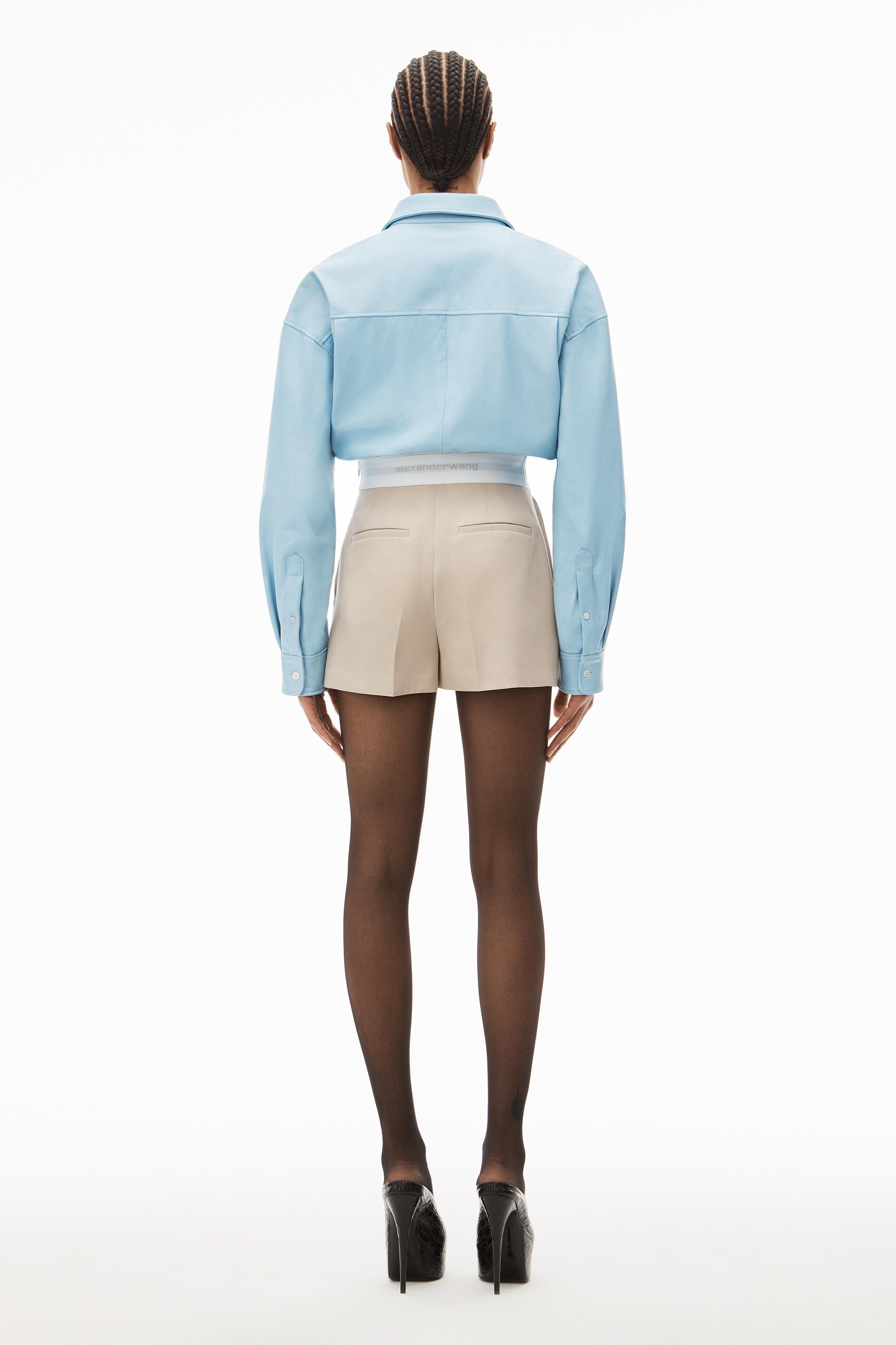 Pleated Shorts In Wool Tailoring Product Image