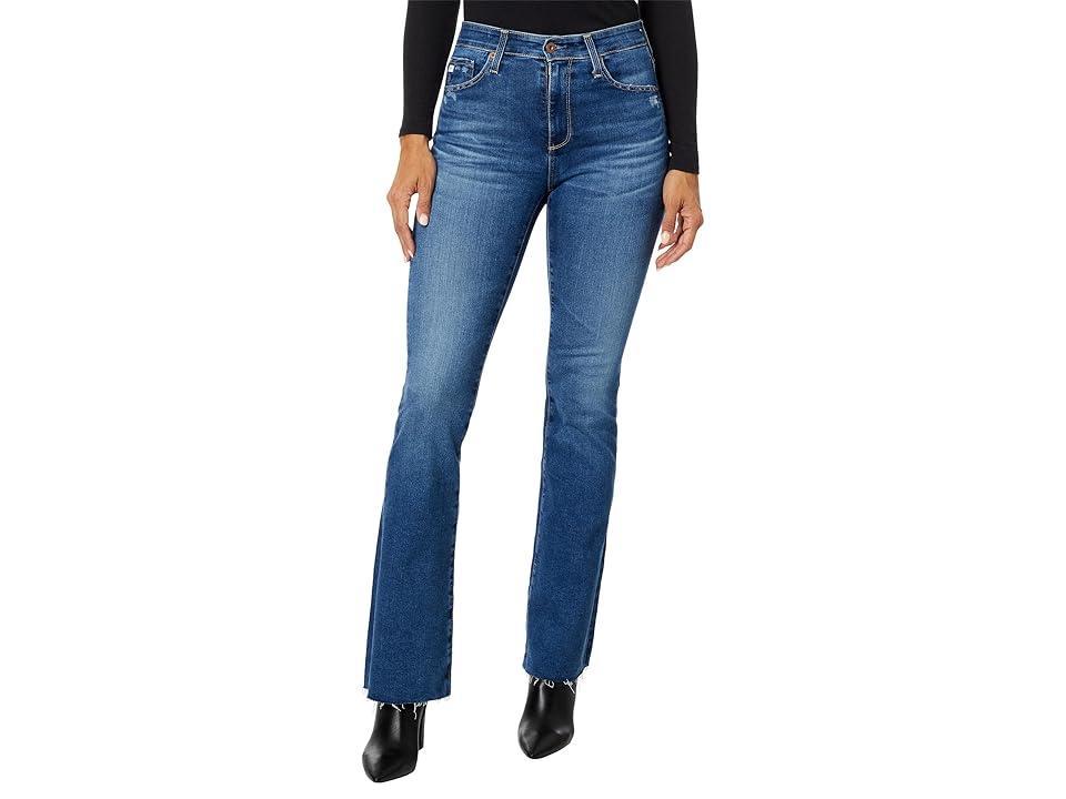 AG Farrah Raw Hem High Waist Bootcut Jeans Product Image