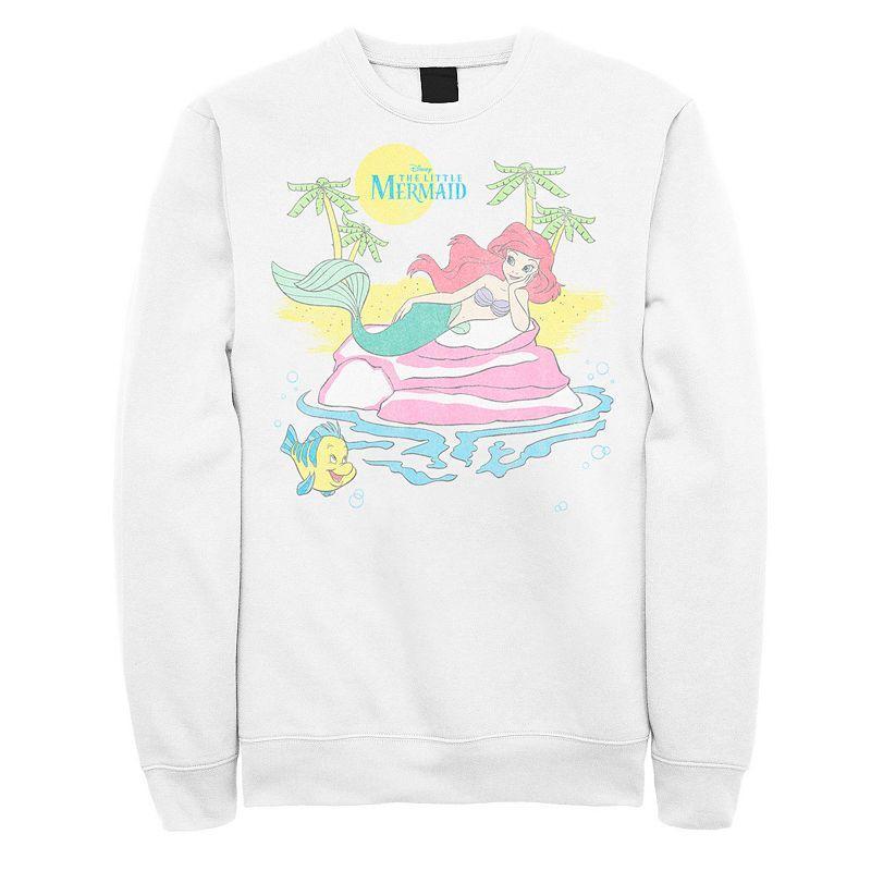 Disneys The Little Mermaid Ariel Mens Beach Portrait Sweatshirt Product Image