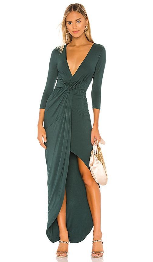 Lovers and Friends Sundance Maxi Dress in Green. Product Image