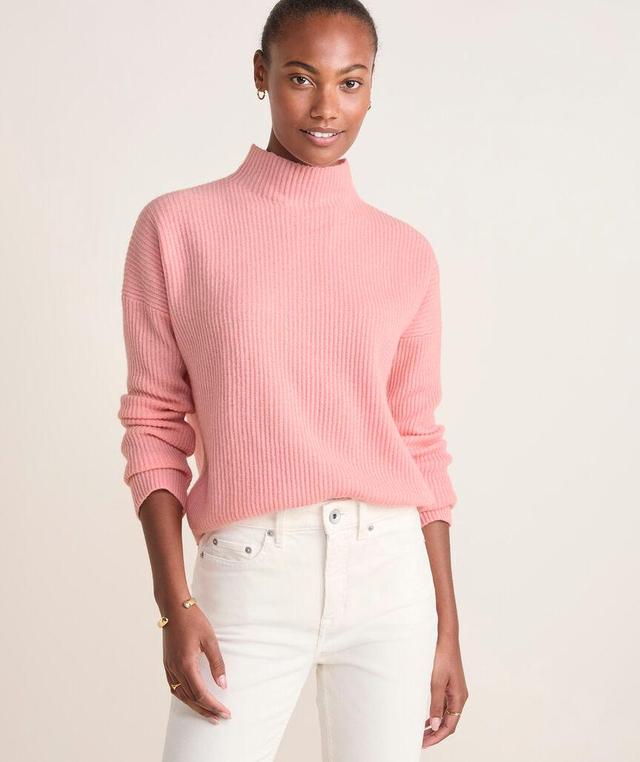 Seaspun Cashmere Ribbed Mockneck Sweater Product Image