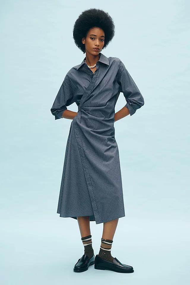 ASTR The Label Flykra Wrap Shirt Dress Product Image