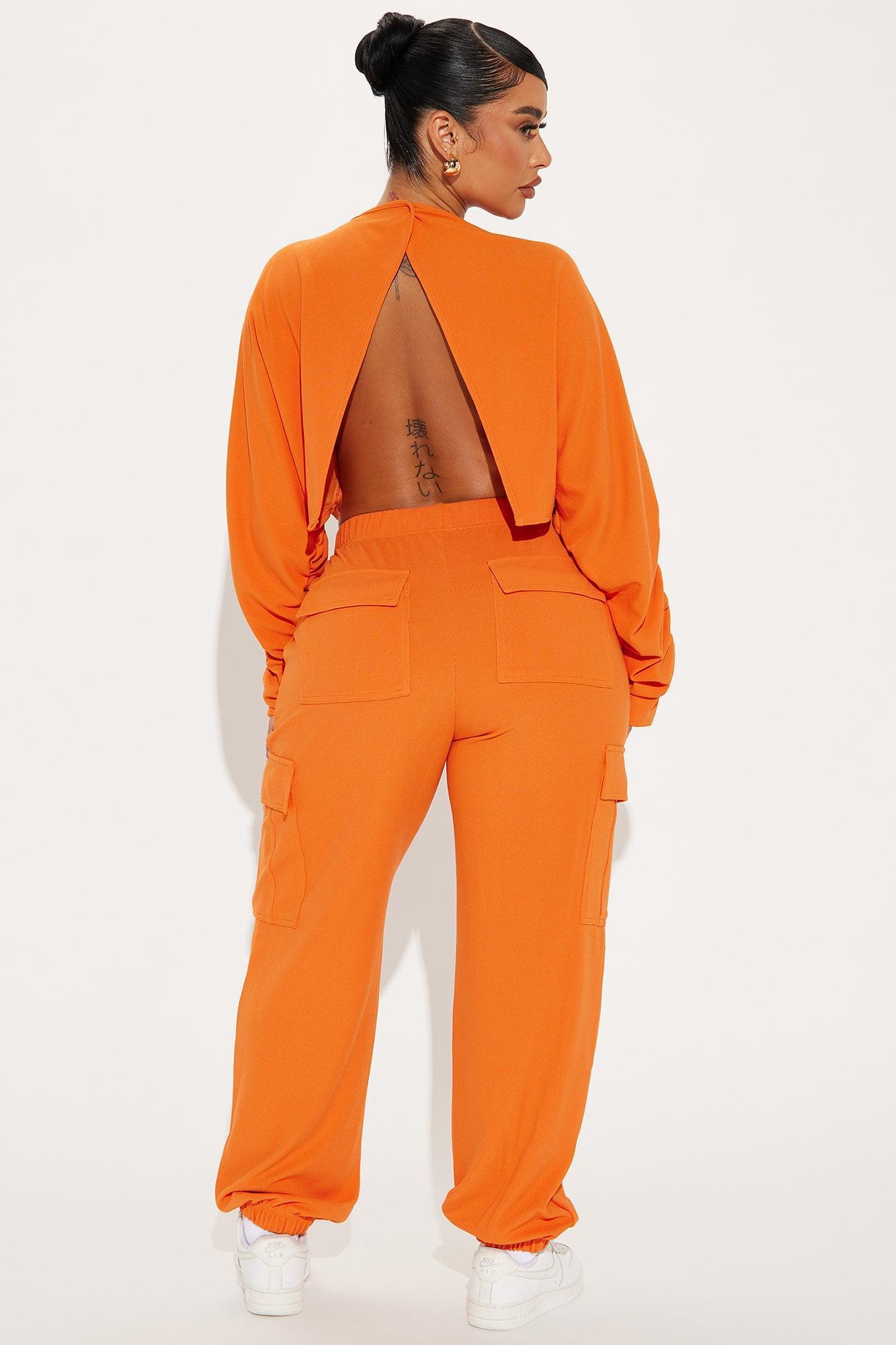 Mabel Pant Set - Orange Product Image