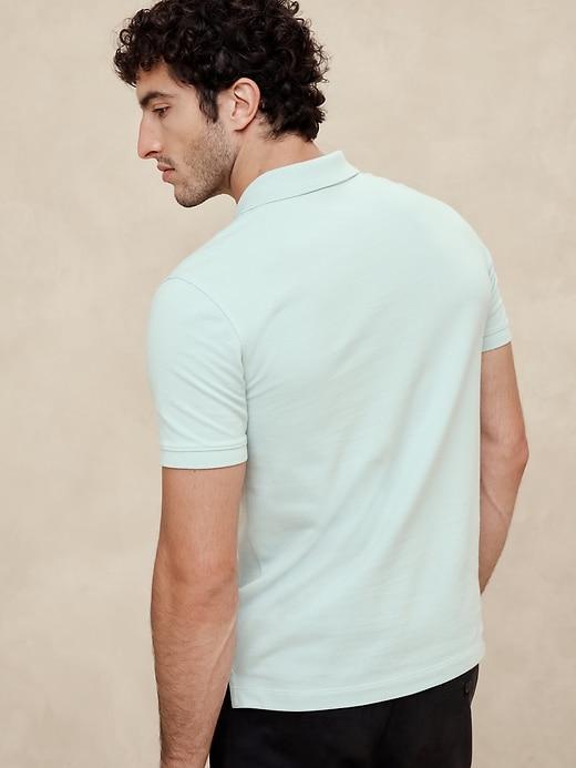 Slim Cotton Pique Polo Product Image