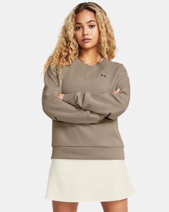 Women's UA Unstoppable Fleece Crew Product Image