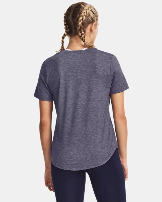 Women's UA Breezy Jersey Collegiate V-Neck T-Shirt Product Image