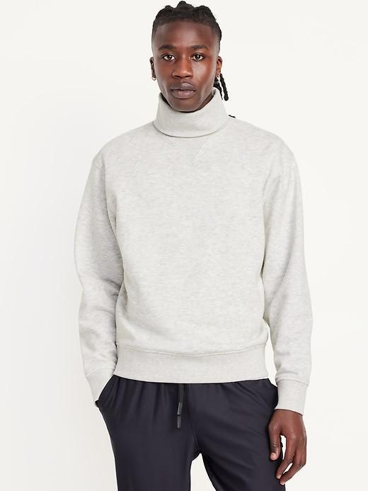 Fleece Turtleneck Sweatshirt Product Image