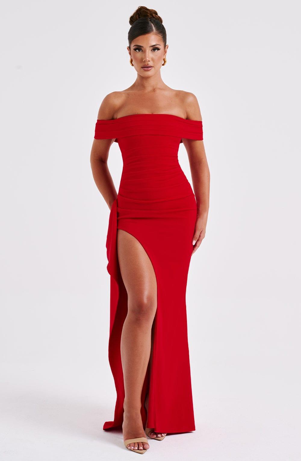 Joyce Maxi Dress - Red Product Image