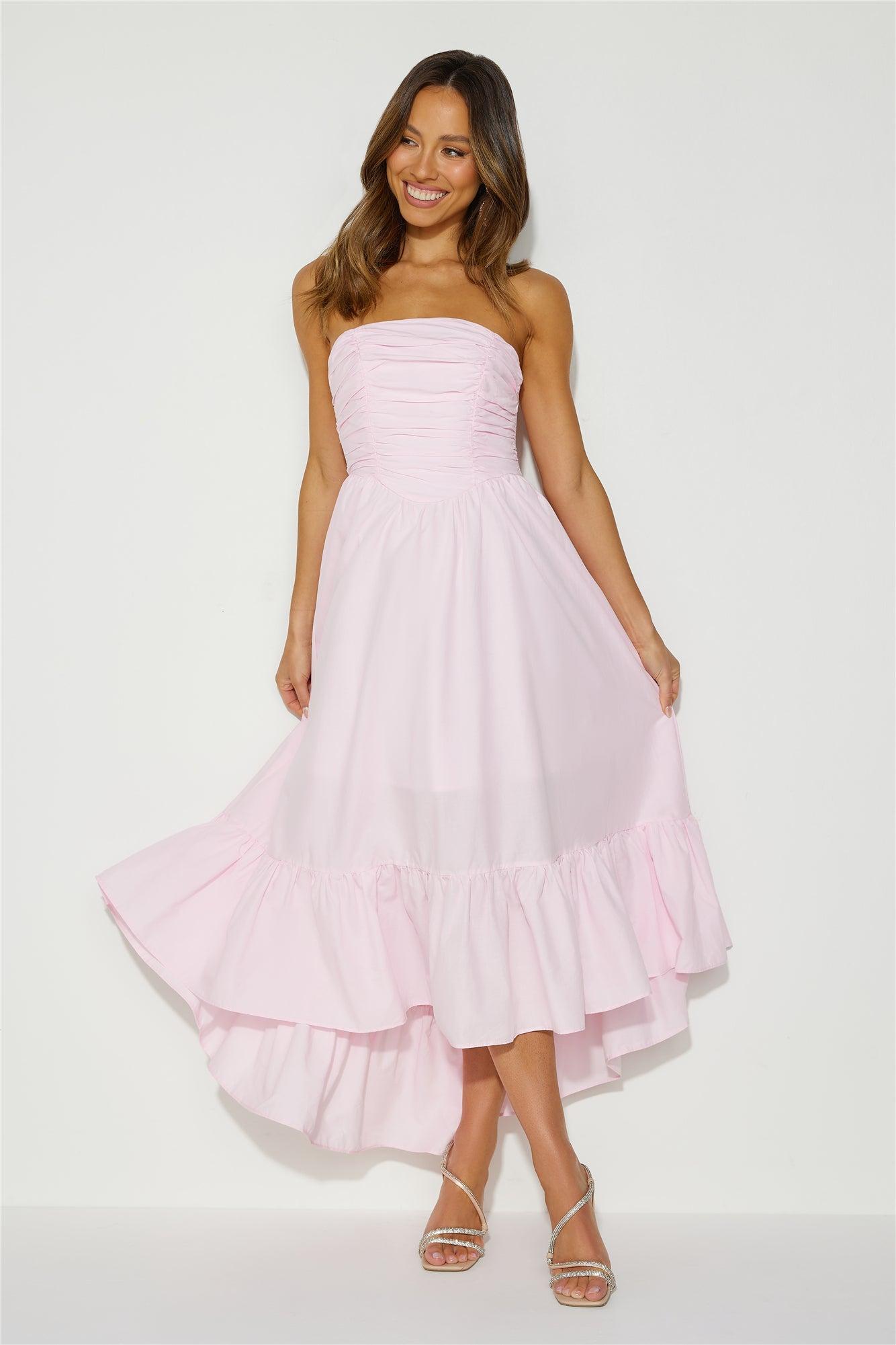 Style Anywhere Midi Dress Pink Product Image