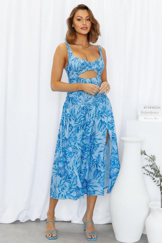 Praised Maxi Dress Blue Product Image