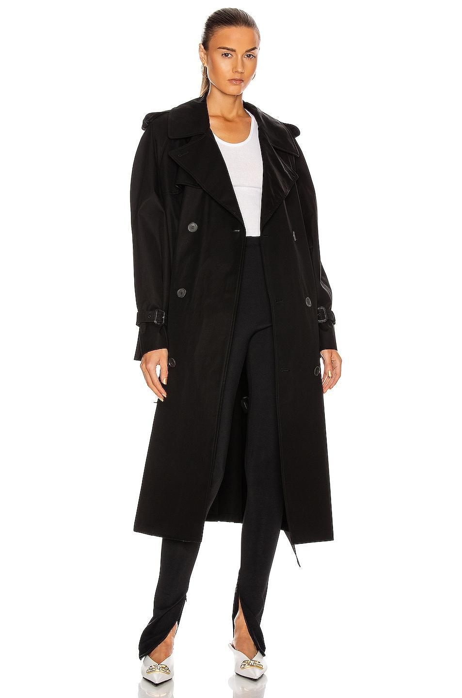 WARDROBE.NYC Trench Coat in Green Product Image