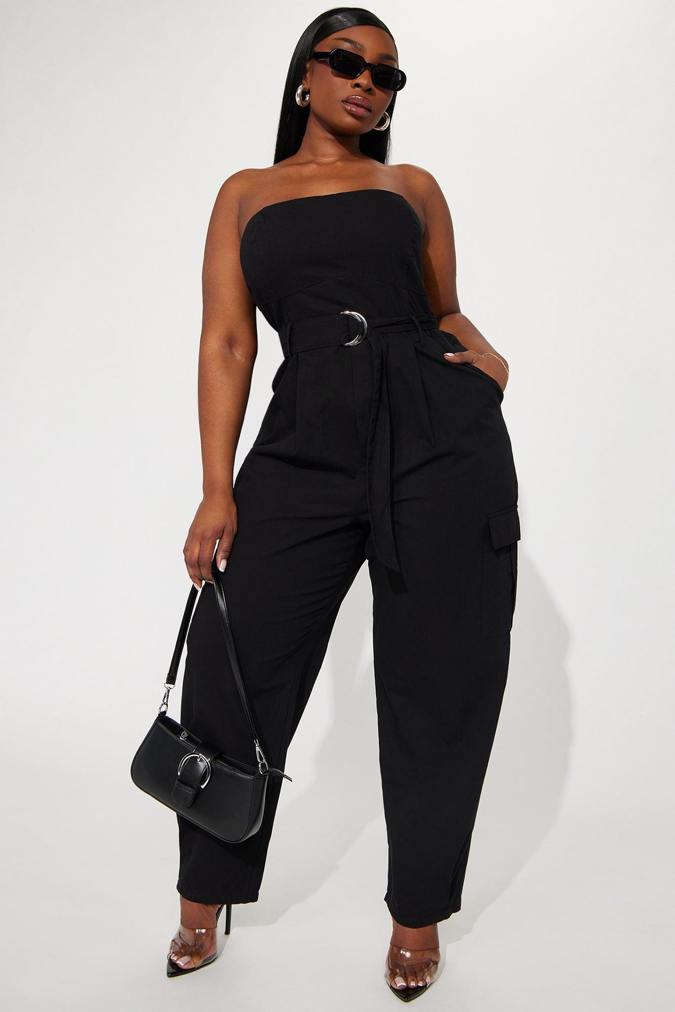 Admire Your Ways Jumpsuit - Black Product Image