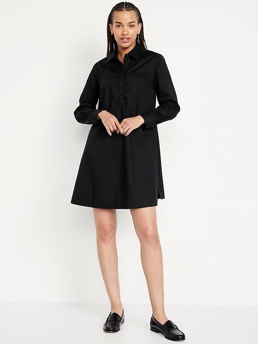 Loose Mini Shirt Dress Product Image