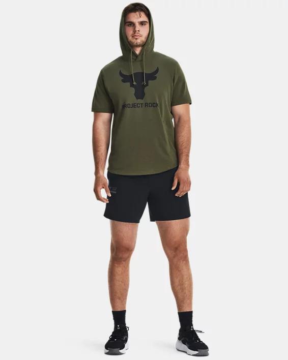 Men's Project Rock Terry Short Sleeve Hoodie Product Image