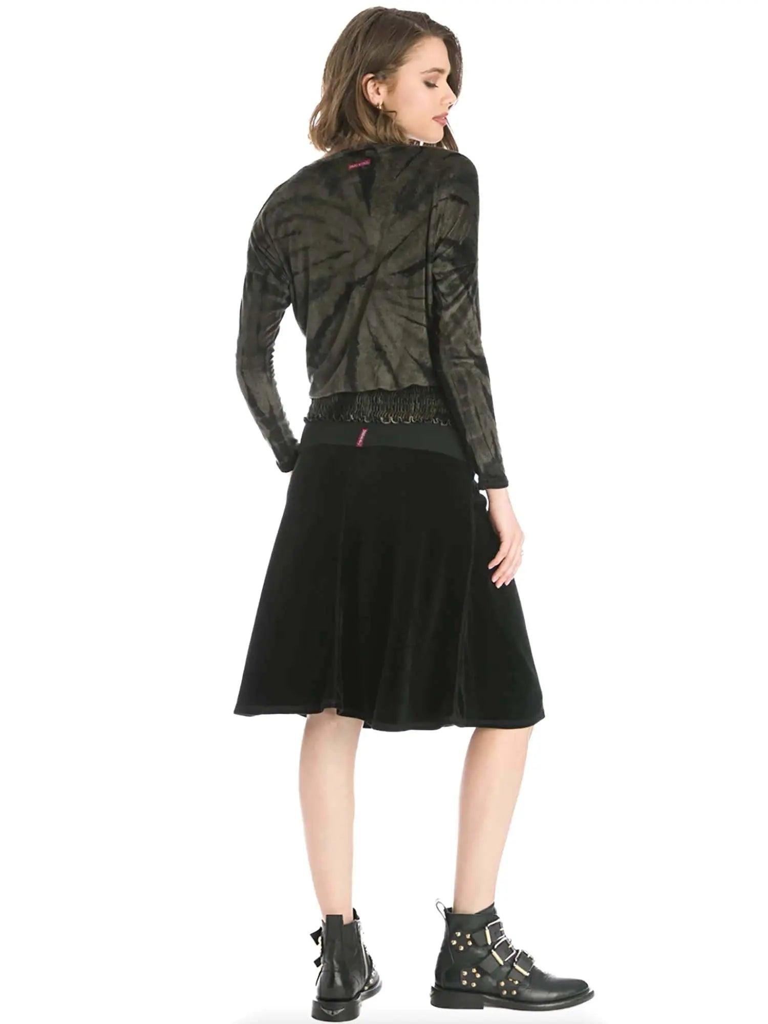 Hard Tail Velour Flair Skirt V-127 Product Image