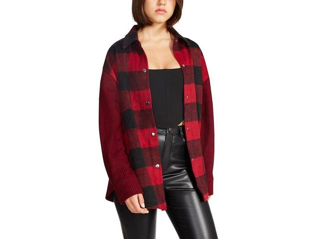 Steve Madden Sophia Shacket Women's Clothing Product Image