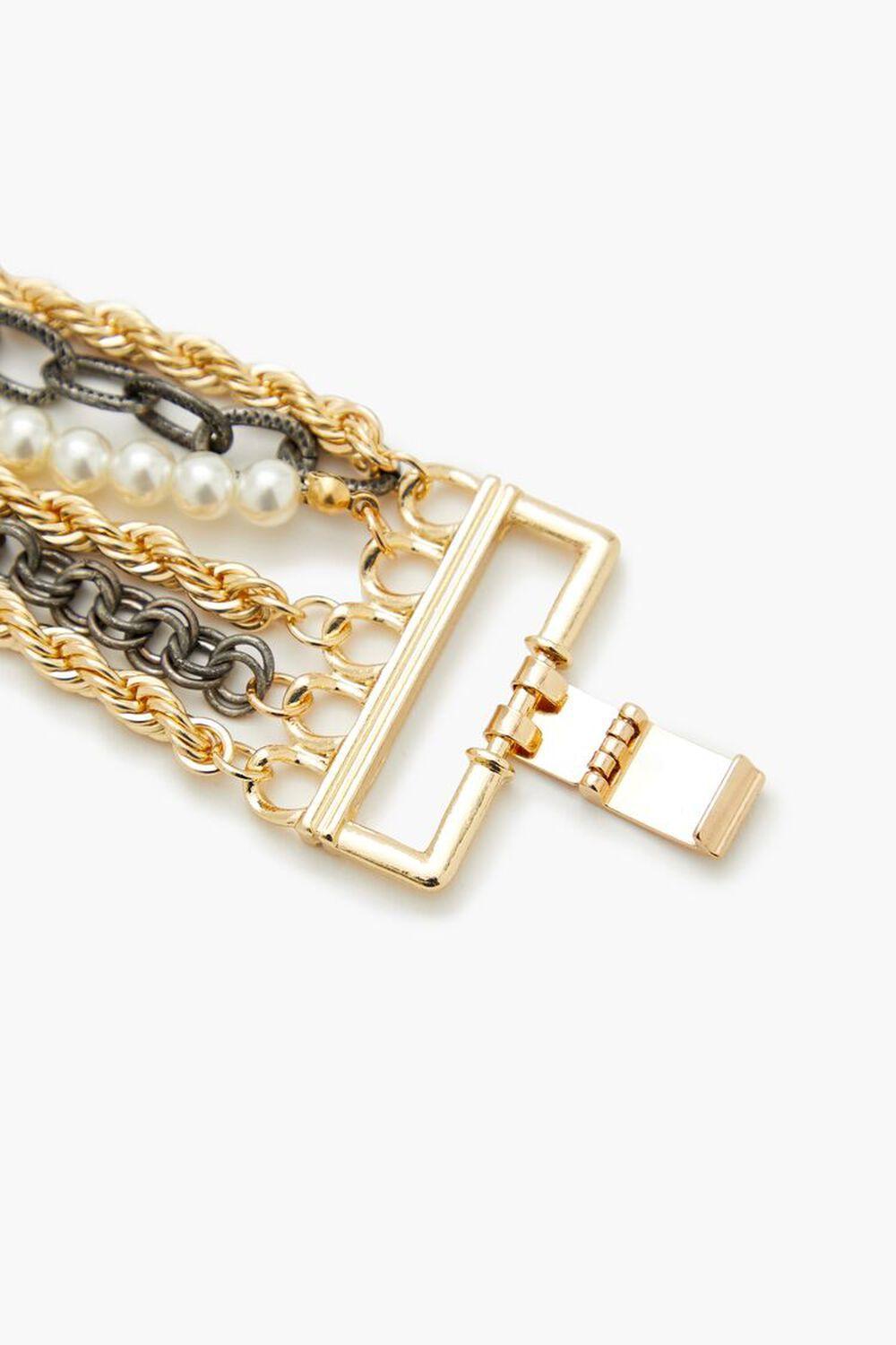 Tiered Cross Charm Bracelet | Forever 21 Product Image